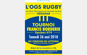 Tournoi Francis BORDERIE