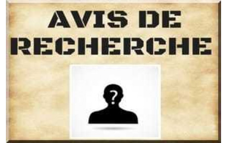 Avis de recherche